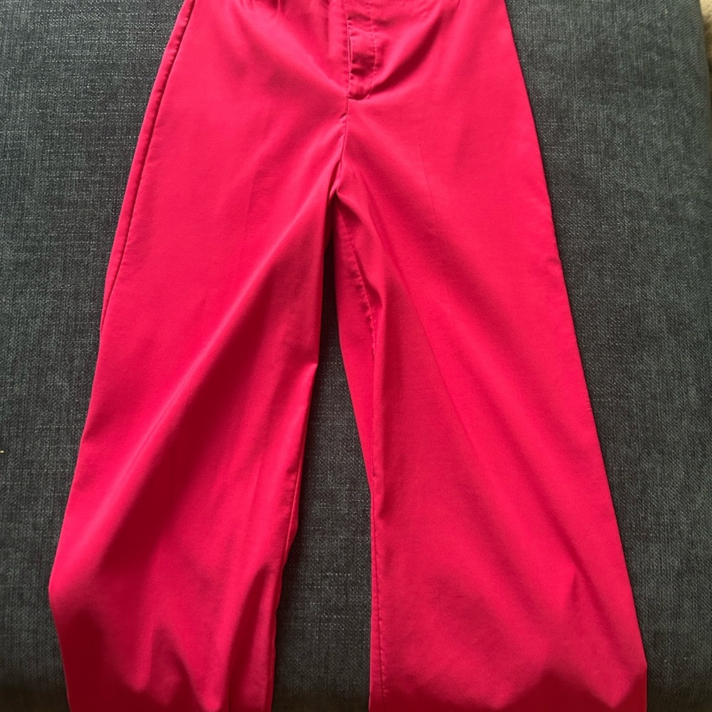Vibrant Pink Wide-Leg Pants
